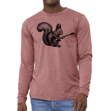 squirrel playing guitar men's t-shirt